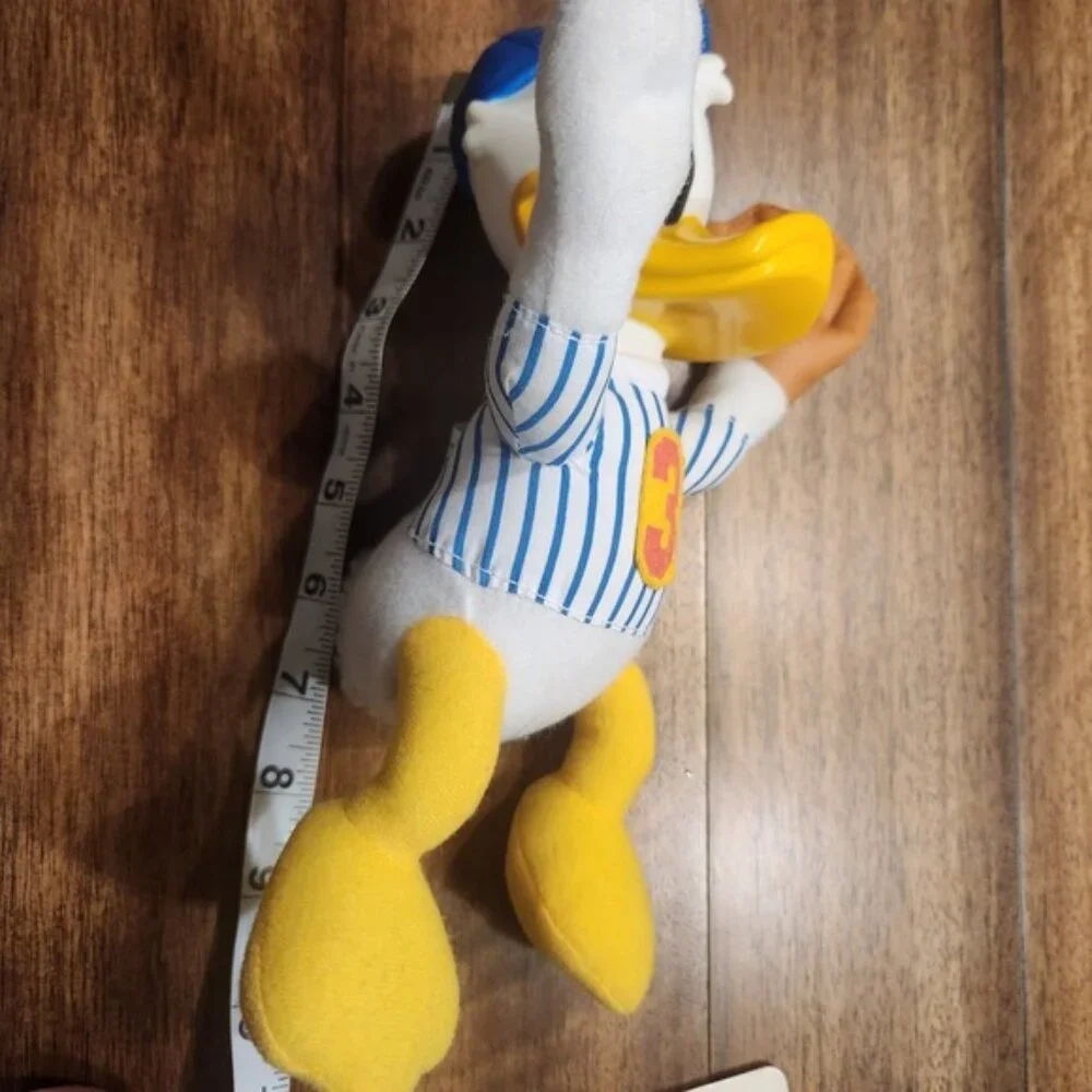 Vintage‎ mcdonalds Disney Donald Duck Baseball Player Plush Toy #3